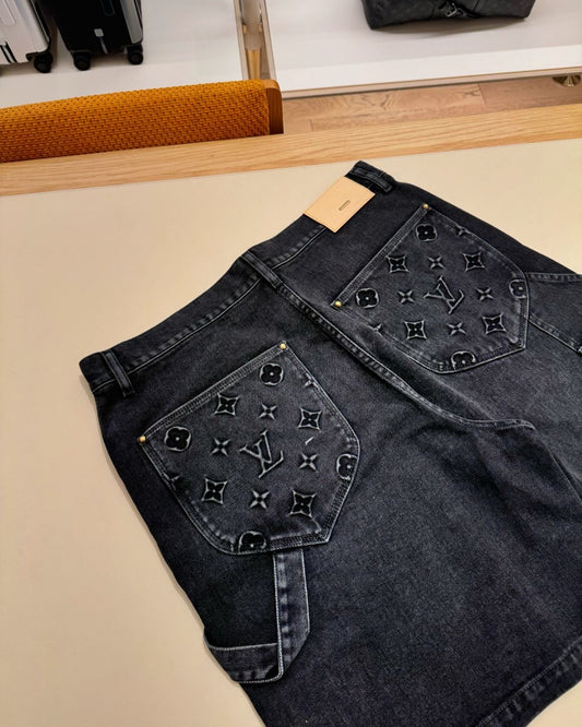 CARPENTER DENIM JEANS SCHWARZ