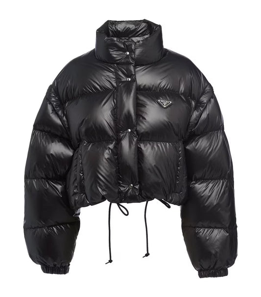 TRIANGLE SHINY JACKET BLACK