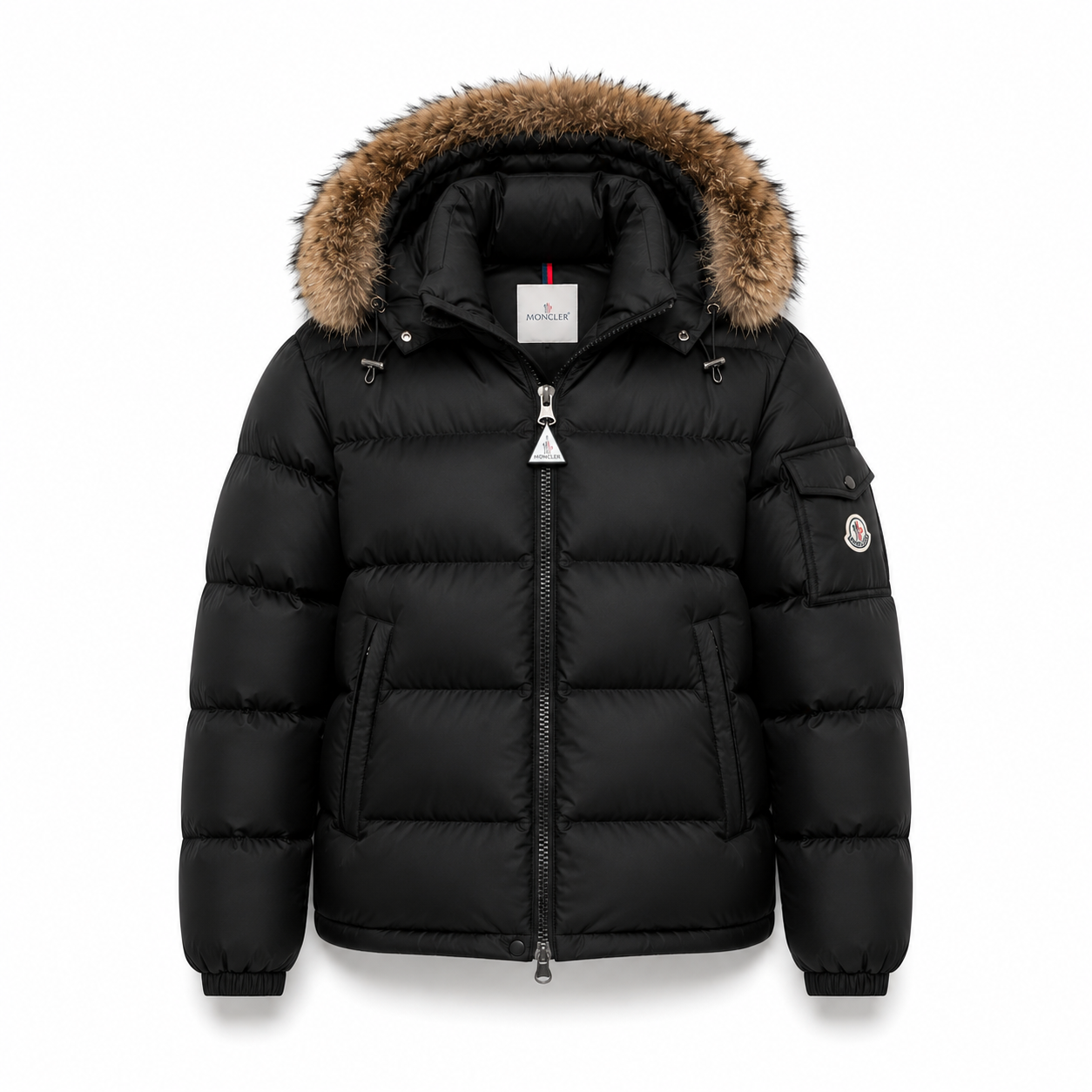 FUR TRIM MATT JACKET