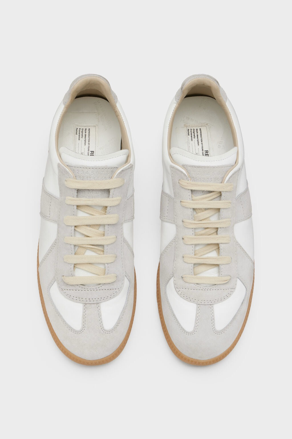 "Maison" Sneaker Weiß-Grau