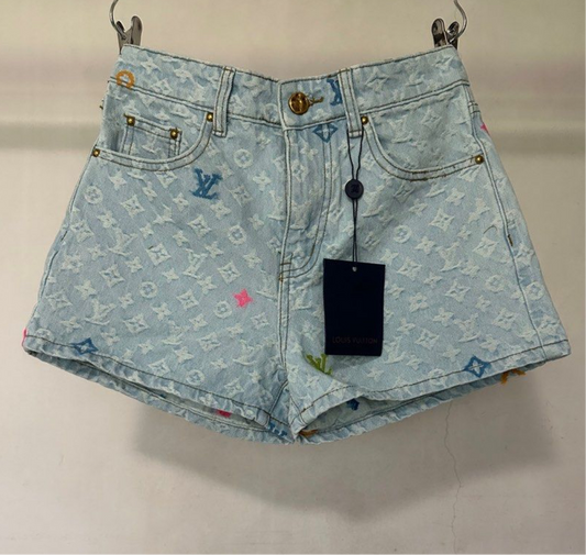 MONOGRAMM DENIM SHORTS
