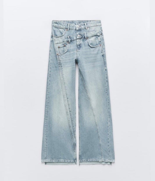 DOUBLE DENIM JEANS