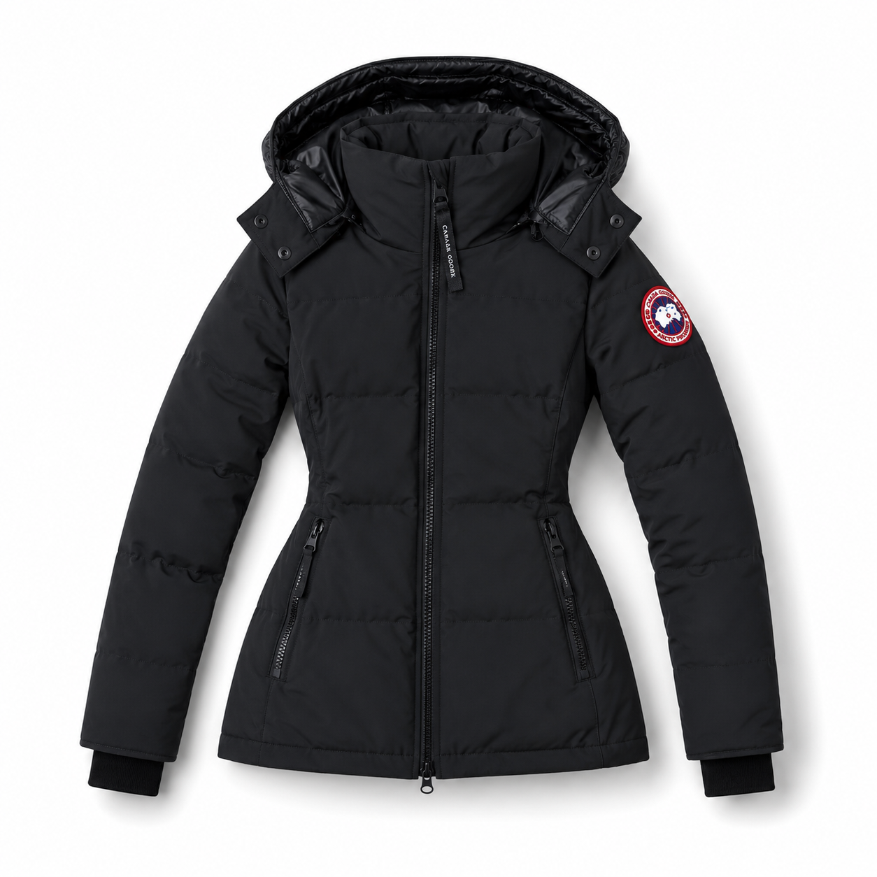 SNATCHABLE COAT BLACK WITHOUT FUR