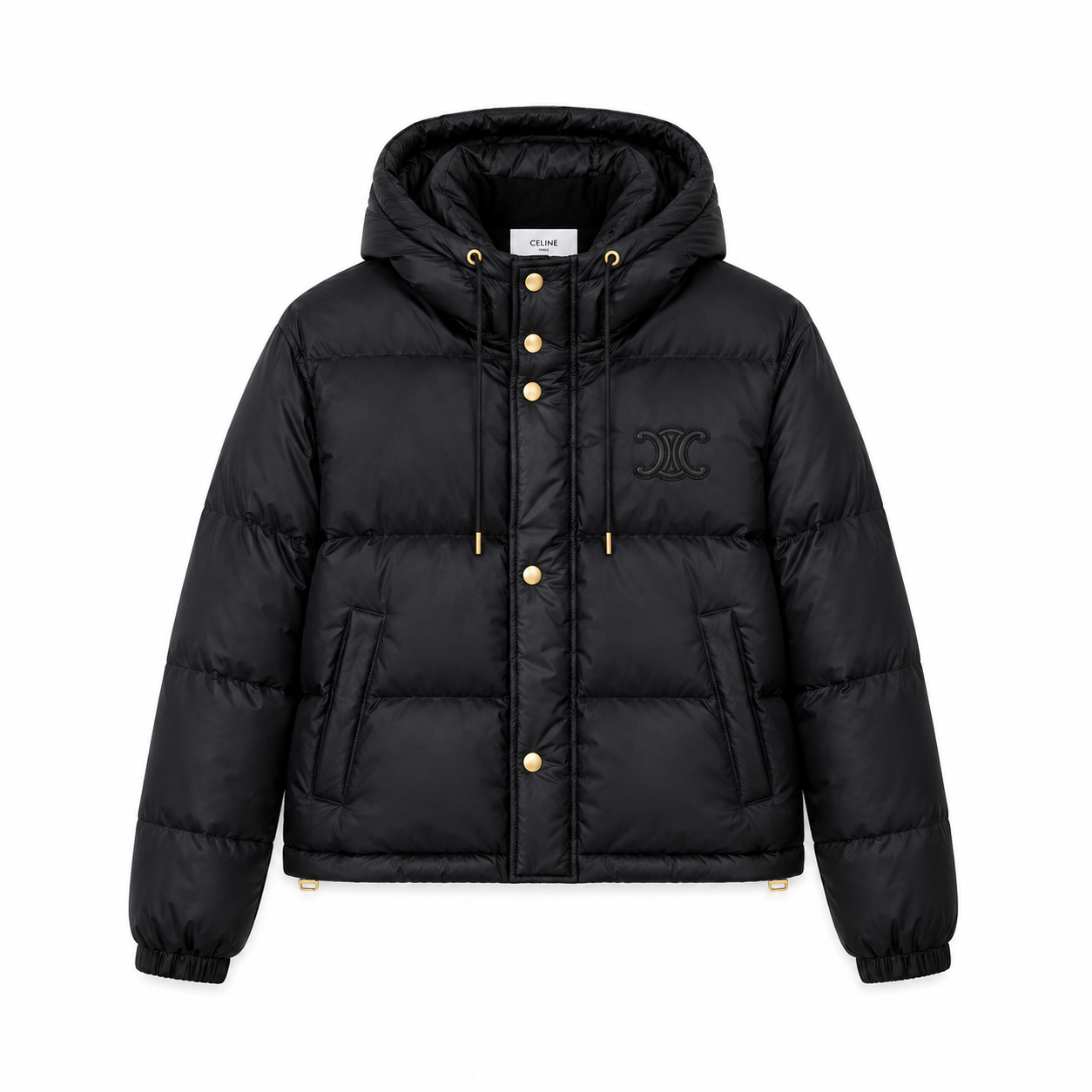 DETACHABLE COAT BLACK