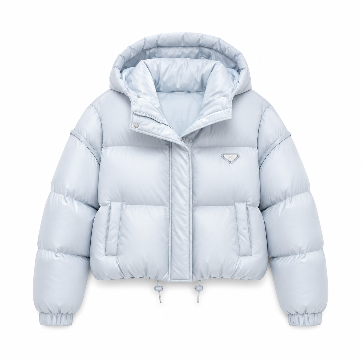 TRIANGLE LIGHT BLUE COAT