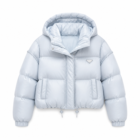 TRIANGLE LIGHT BLUE COAT