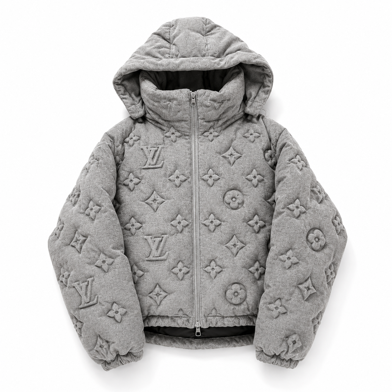 ICONIC PUFFER COAT GREY