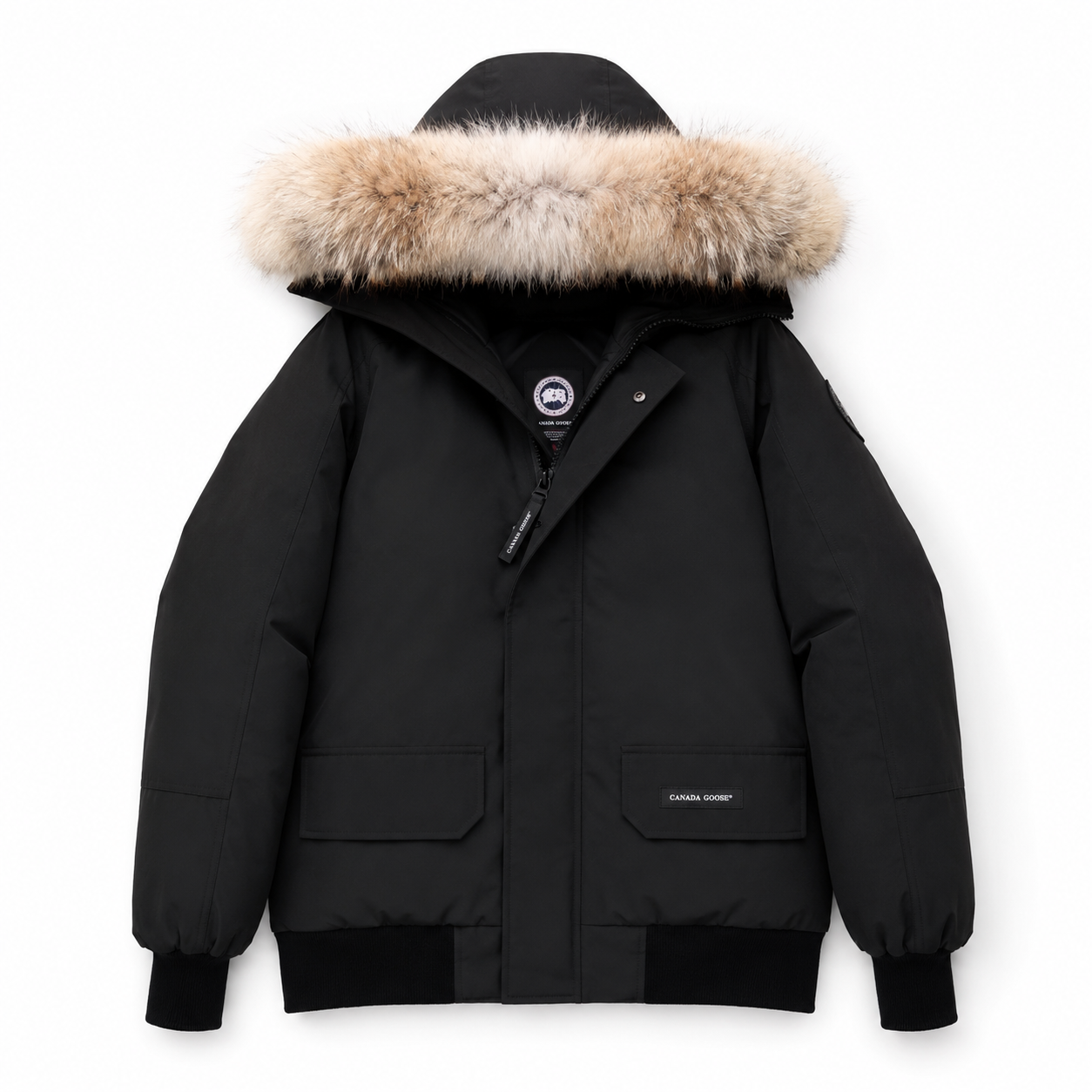 FLUFFY FUR TRIM JACKET