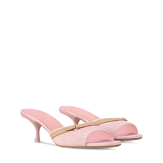 "LV" Kitten Heels